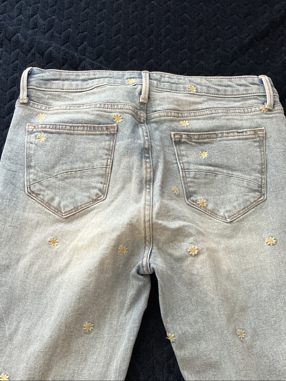 DRIFTWOOD Gizelle Light Blue Skinny Jeans with Daisy Embroidery - Picture 5 of 8